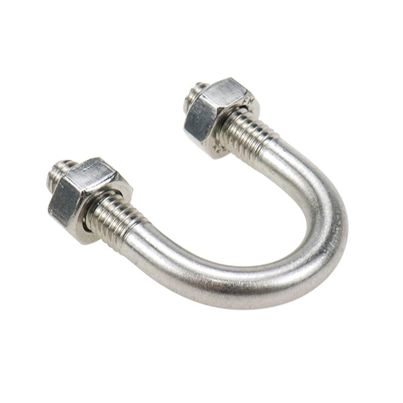 Sscon 10Pcs M6x16 304 Stainless Steel U-Bolt Fastener for 16mm Pipe Dia - Image 3